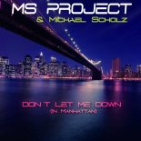 MS PROJECT FEAT. MICHAEL SCHOLZ - DON'T LET ME DOWN  (IN MANHATTAN)