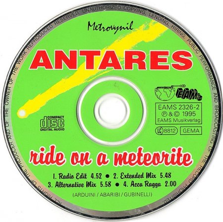 Antares - Ride On A Meteorite (Signal(0)Man Remix)