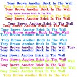 Tony Brown - Another Brick In The Wall (Original Mix)