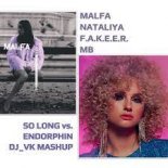 Malfa & NATALIYA & F.A.K.E.E.R.& MB - So long vs. Endorphin (DJ VK Mashup)