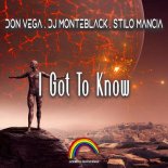 Don Vega, DJ Monteblack, Stilo Mancia - I Got To Know (Original Mix)