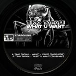 Timo Tapani - What U Want (Club Mix)