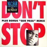 M.C. Sar & The Real McCoy Feat. Sunday - Don't  Stop (Club Mix)