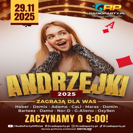 DJ Barteez - Andrzejki z RadioParty (29.11.2025r.) RadioParty.pl