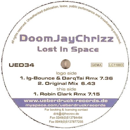 Doom Jay Chrizz - Lost In Space (Ig Bounce Darqtai Remix)